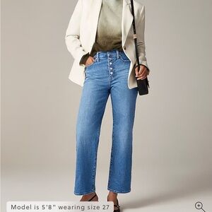 J. Crew Blue Ankle Cropped Denim